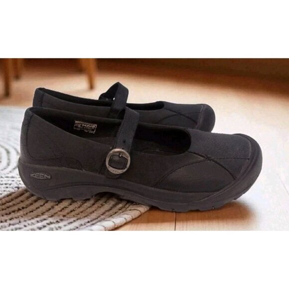 Keen Presidio Women's Mary Jane Shoes Size 7 Black Preppy Whimsigoth Workwear - Picture 1 of 7
